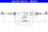 ATE 24.3727-1011.2 Cable, parking brake